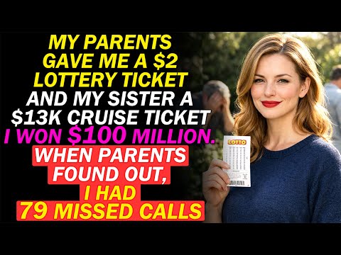 On Thanksgiving, My Parents Gave Me A $2 Lottery Ticket And My Sister A Cruise Package—I Won $100M