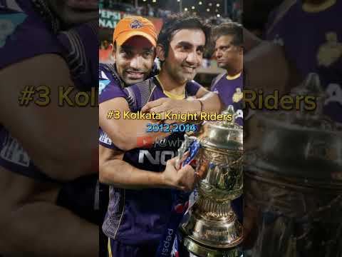 Top 5 IPL Teams Who Have Win ipl Final Trophy Most Times || csk vs gt ravinder jadeja ipl final last