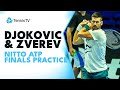 Novak Djokovic & Alexander Zverev Practice Highlights | Nitto ATP Finals 2023