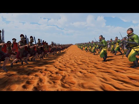 10.000 ROMAN GENERAL  VS 100.000 FOOTMAN INFANTRY - ULTIMATE EPIC BATTLE SIMULATOR 2 - UEBS 2