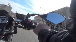 MOTORCYCLE RIDE ALONG OCEAN AVE. - LONG BRANCH, NJ - Motorcycles Bike Bikes Riding POV