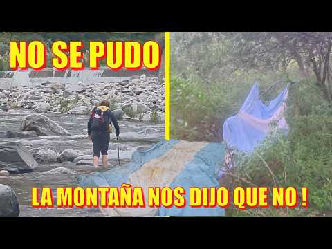 Intentamos este trekking en San Luis… pero la montaña dijo que no, Quebrada de Lopez San Luis.