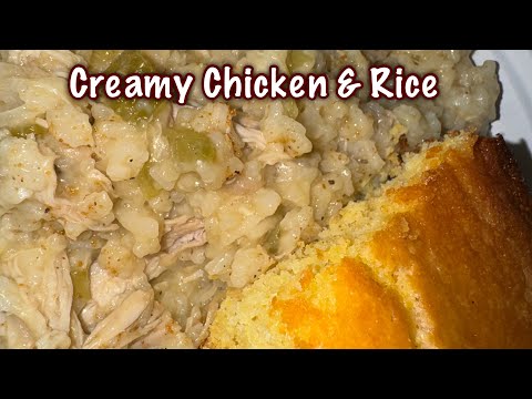 One Pot Creamy Chicken & Rice | Family & Budget Friendly Meal