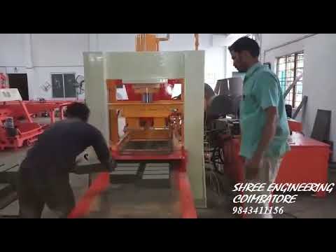 Mini Fly Ash Brick Making Machine 6 Blocks
