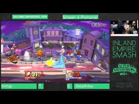 Smash 4 Pomona Imhip (Olimar, Duck Hunt) vs StealthFox (Rosalina and Luma)