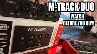 Video thumbnail for M-Audio M-Track Duo - Watch this before you buy it! | M-Track Duo Review (New for 2021) by MistrustMusic