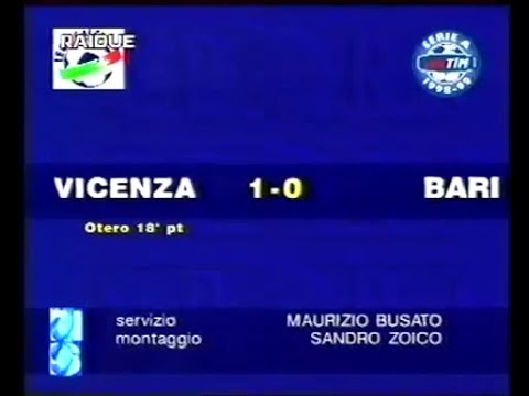 1998-99 (4a - 04-10-1998) Vicenza-Bari 1-0 [Otero] Servizio D.S.Rai2