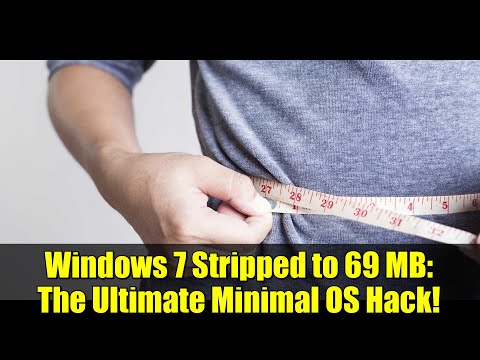 Windows 7 Stripped to 69 MB: The Ultimate Minimal OS Hack!