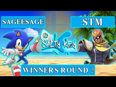 SageESage (Sonic) vs STM (Captain Falcon) - Winners Round 2 - Salty Key #207 - SSB Ultimate