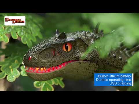 2022 New Model Dinosaur Leader I-Rex Remote Control Bionic Model Roar Walk Spary