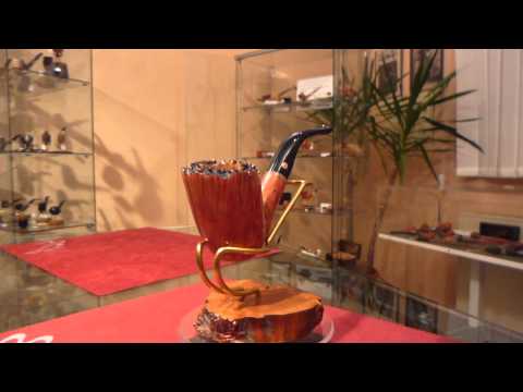 Pipa radica F stand up fatta a mano - www.paronellipipe.it