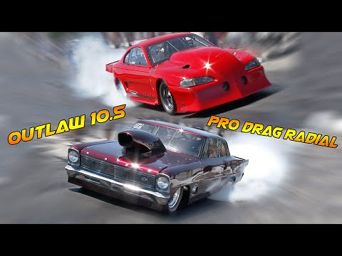 Outlaw 10.5 vs Pro Drag Radial - The Take Down - Cecil County Dragway!