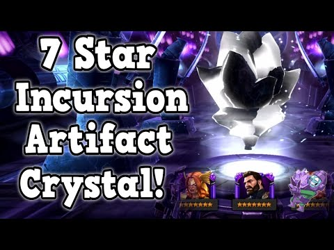 My First 7 Star Incursions Artifact Crystal! God Tier Pull! | Marvel Contest of Champions