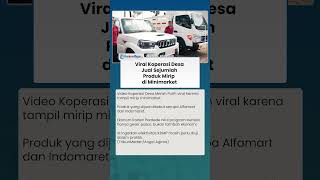 Diresmikan Presiden Prabowo, Koperasi Desa Viral Tampilkan Produk Mirip di Minimarket