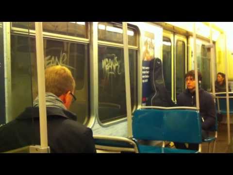 RET Metro Type T lijn C Beurs (+Afroep!!) Richting De Terp