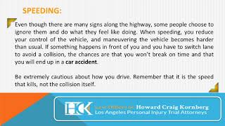 Most Common Causes Of Car Crash On The Highway