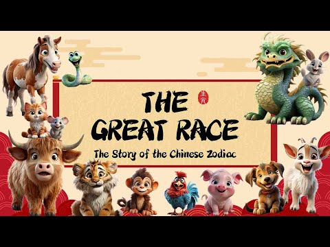 The Story of Chinese New Year | The Great Race | Chinese Zodiac Animals | English Stories for Kids