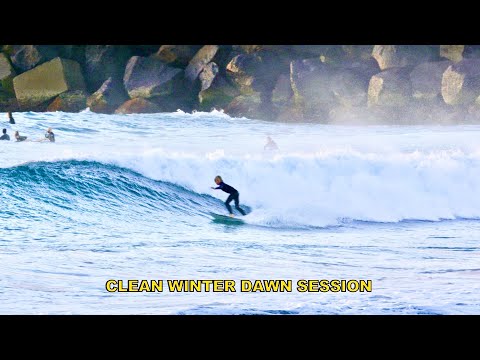 Clean Winter Dawn Waves! Surfing Duranbah Beach! Sunday 5th July 2026