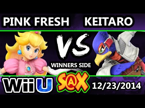 S@X - Pink Fresh (Peach) Vs. LoF | Keitaro (Diddy Kong) SSB4 Winners - Smash 4 Wii U