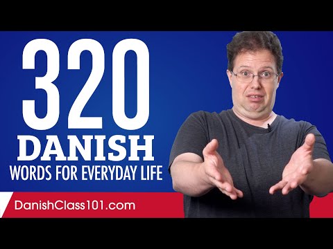 320 Danish Words for Everyday Life - Basic Vocabulary #16