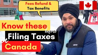 Filing your Tax Return in Canada in 2023 as Student | What is Welcome Canada? Refund of unto $7000