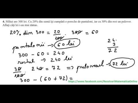 Clasa a VI-a - Teste recapitulative - ex 10