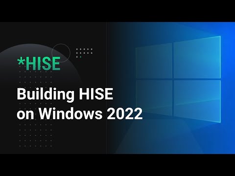 How to compile HISE on Windows 2022