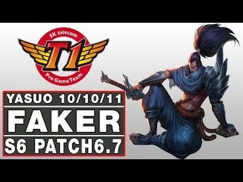 SKT T1 Faker - Yasuo vs Zed - Mid - Patch 6.7 - KR SoloQueue Replay (March 17th 2016)