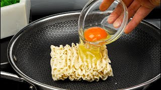 $1 Dinner - Delicious Ramen Noodles Recipe with Egg ðŸ�œ \\ Cheap & Easy Ramen Noodles with Egg