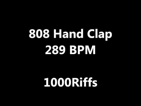 808 Hand Clap : 289 BPM - Beats Per Minute