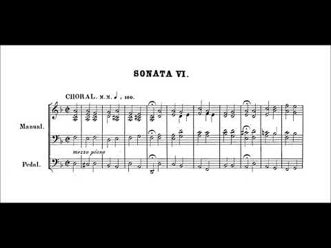Mendelssohn: 6. Orgelsonate d-Moll op. 65 Nr. 6