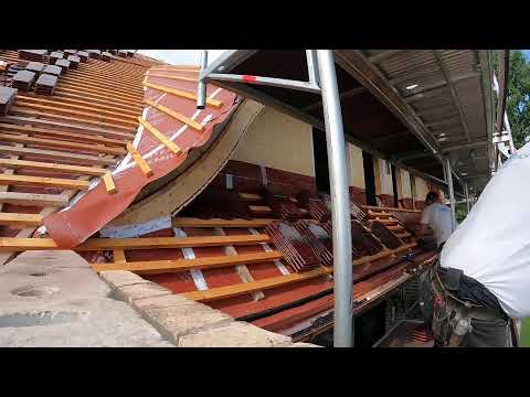 Biber decken und anschneiden - Teil 12 - Biberschwanzdach Ibbenbüren