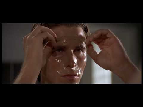 Christian Bale Shares His Morning Skincare Routine in American Psycho (2000)