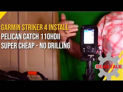 Garmin Striker 4 Fish Finder Installation - Using Scotty Mounts on My Pelican Catch 110 HD II