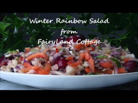 Rainbow Salad - Vegan - Immune Boosting, High Antioxidants - FairyLand Cottage