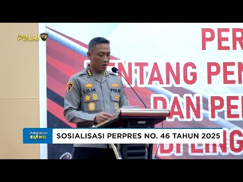 POLDA SULAWESI TENGGARA GELAR SOSIALISASI PERPRES NO. 46 TAHUN 2025 TENTANG PENGADAAN BARANG &amp; JASA