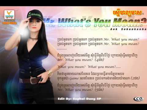 Mr. What's You Mean ? - Aok Sokunkanha [Official Audio]