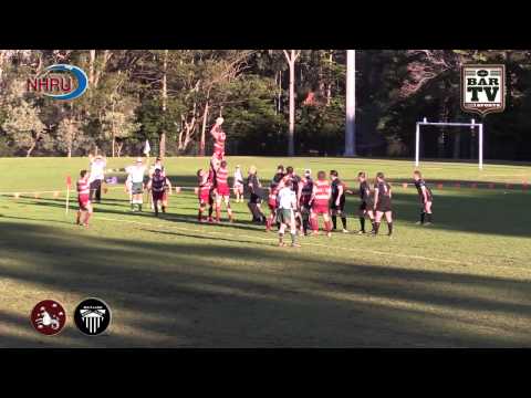 2015 NHRU Round 10 Premier 1 Highlights - University v Maitland