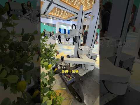 #苏州机器人采水果一秒钟一个# 今天，在2025苏州科技强农大会上，一款机器手惊艳全场！它能精准识别水果，一秒钟摘下一个，效率惊人。未来果园，可能就靠它&ldquo;打工&rdquo;啦！