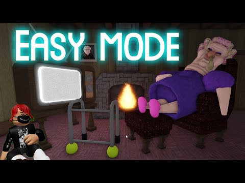 GRUMPY GRAN! (SCARY OBBY) EASY Mode - Roblox Full Walkthrough