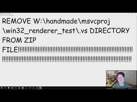 Handmade Hero Day 472 - Making a Simple Scene with the Separated Renderer