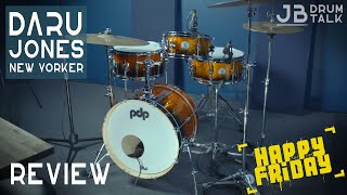 Video thumbnail for DW/PDP Daru Jones New Yorker Drum Kit Unboxing and Sound Review (HAPPY FRIDAY VLOG) by Jonathon Barbagallo