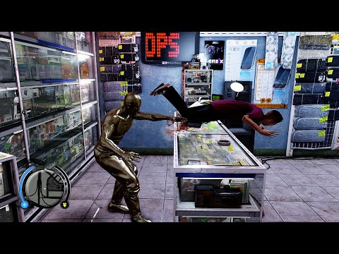 Sleeping Dogs PC - Funny Ragdoll & Free Roam Rampage Gameplay - 4K/60FPS