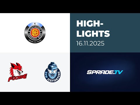 16.11.2025 - Highlights - Füchse Duisburg vs. KSW IceFighters Leipzig