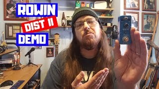 Video thumbnail for Rowin Dist II Demo by Greg Talks Guitars