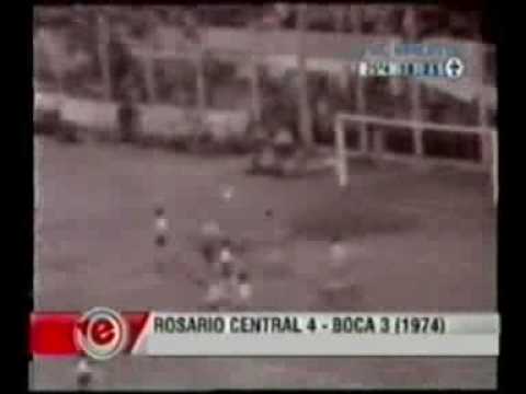 Gol de Benitez a Central (Boca 3-Central 4 8-12-74)
