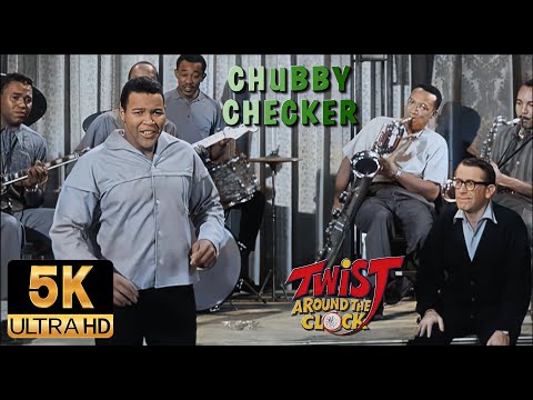 Chubby Checker - Twistin' USA (1961) AI 5K Colorized Enhanced