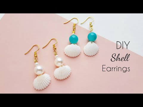 DIY Simple Sea Shell Earrings