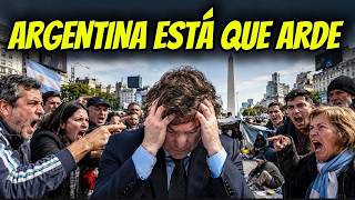 ESTO NO DA PARA MÁS!!! EL PUEBLO LE DICE DE TODO a MILEI