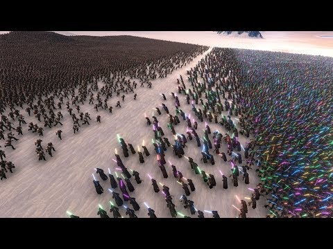 30.000 JEDI vs 30.000 CHUCK NORRIS - Ultimate Epic Battle Simulator